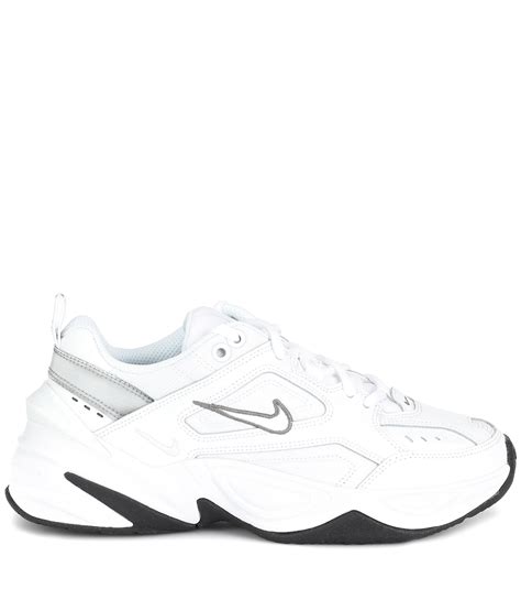 nike m2k tekno 38.5 weiß|M2k tekno leather trainers Nike White size 38.5 EU in Leather.